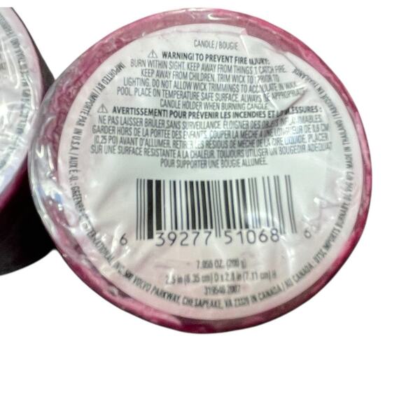 Luminessence Sun Ripened Berry Scented Candle 7oz Hostess Holiday Gift Lot of 2 - Picture 4 of 9